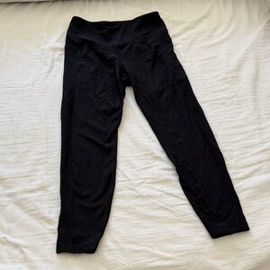 Old navy Black Ribbed High-Waist Leggings